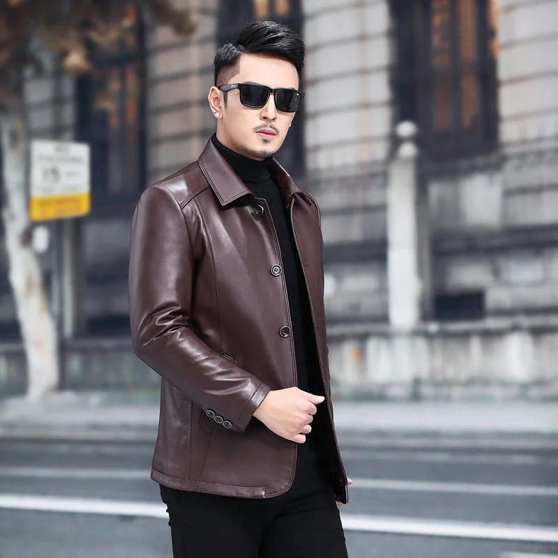 Autumn New Winter Men Parka Real Fur Coat Male Sheepskin Leather Jacket Business formal Bomber Slim Jacket D80
Autumn New Winter Men Parka Real Fur Coat Male Sheepskin Leather Jacket Business formal Bomber Slim Jacket D80