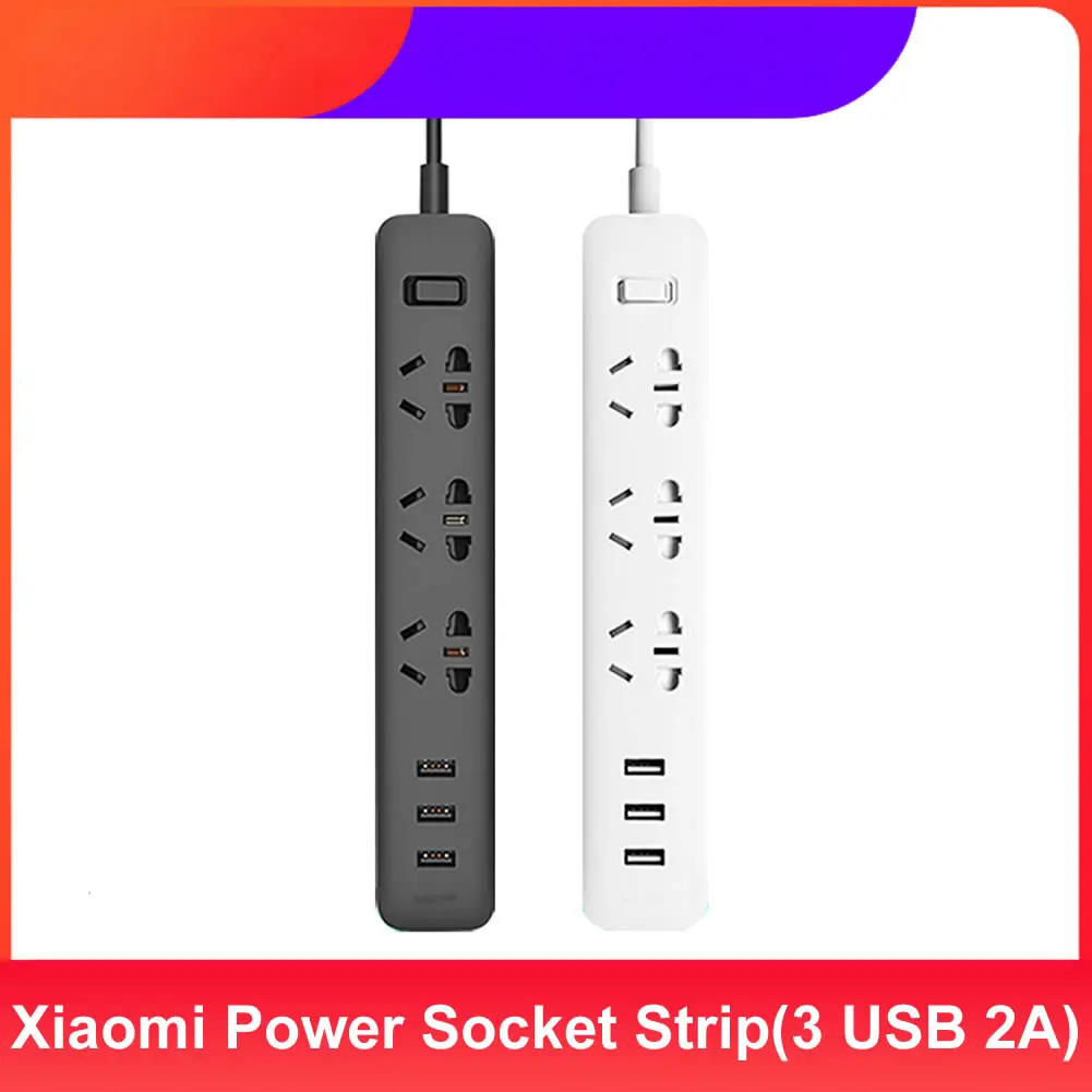 Xiaomi Power Socket Strip 3 USB 2A Fast Charge Multifunctional Smart Wiring Board Switching Power Supply Home Drag Line Board
Xiaomi Power Socket Strip 3 USB 2A Fast Charge Multifunctional Smart Wiring Board Switching Power Supply Home Drag Line Board