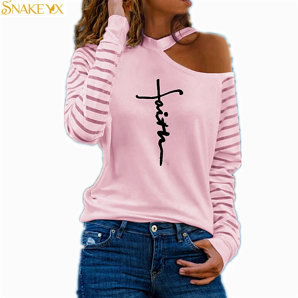 SNAKE YX Graphic Tee Autumn Woman Tshirts Printed Long Sleeve Casual Plus Size Strapless Top Soft Comfortable Bottoming Shirt
SNAKE YX Graphic Tee Autumn Woman Tshirts Printed Long Sleeve Casual Plus Size Strapless Top Soft Comfortable Bottoming Shirt