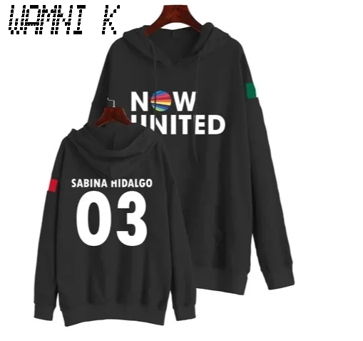 Новые корейские модные толстовки с надписью Now United свитшоты для мужчин и женщин