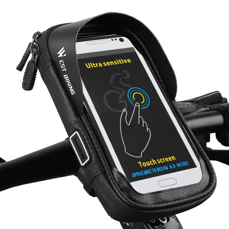 Waterproof Bicycle Bag Frame Front Top Tube Cycling Bag 6.0in Phone Case Touchscreen Bag MTB Pack Fietstas Bike Accessories
Waterproof Bicycle Bag Frame Front Top Tube Cycling Bag 6.0in Phone Case Touchscreen Bag MTB Pack Fietstas Bike Accessories