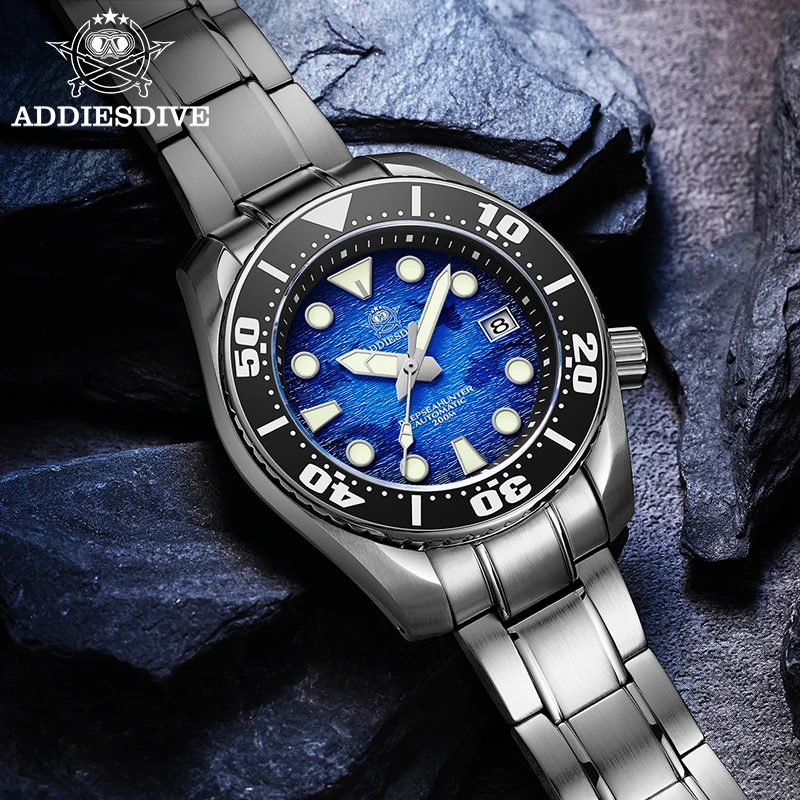 Addies Men Automatic Mechanical Watch Stainles steel Strap 200m Diving Watch NH35 Sapphire Srystal Super Luminous Watch Assistir
Addies Men Automatic Mechanical Watch Stainles steel Strap 200m Diving Watch NH35 Sapphire Srystal Super Luminous Watch Assistir