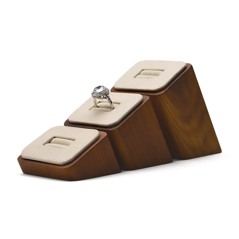 Orilv 6Pcs/2 Lot Solid Wooden Jewelry Display Groove Ring Display Stand with Sponge mats Jewelry Holder Support for Jewelry Shop
Orilv 6Pcs/2 Lot Solid Wooden Jewelry Display Groove Ring Display Stand with Sponge mats Jewelry Holder Support for Jewelry Shop