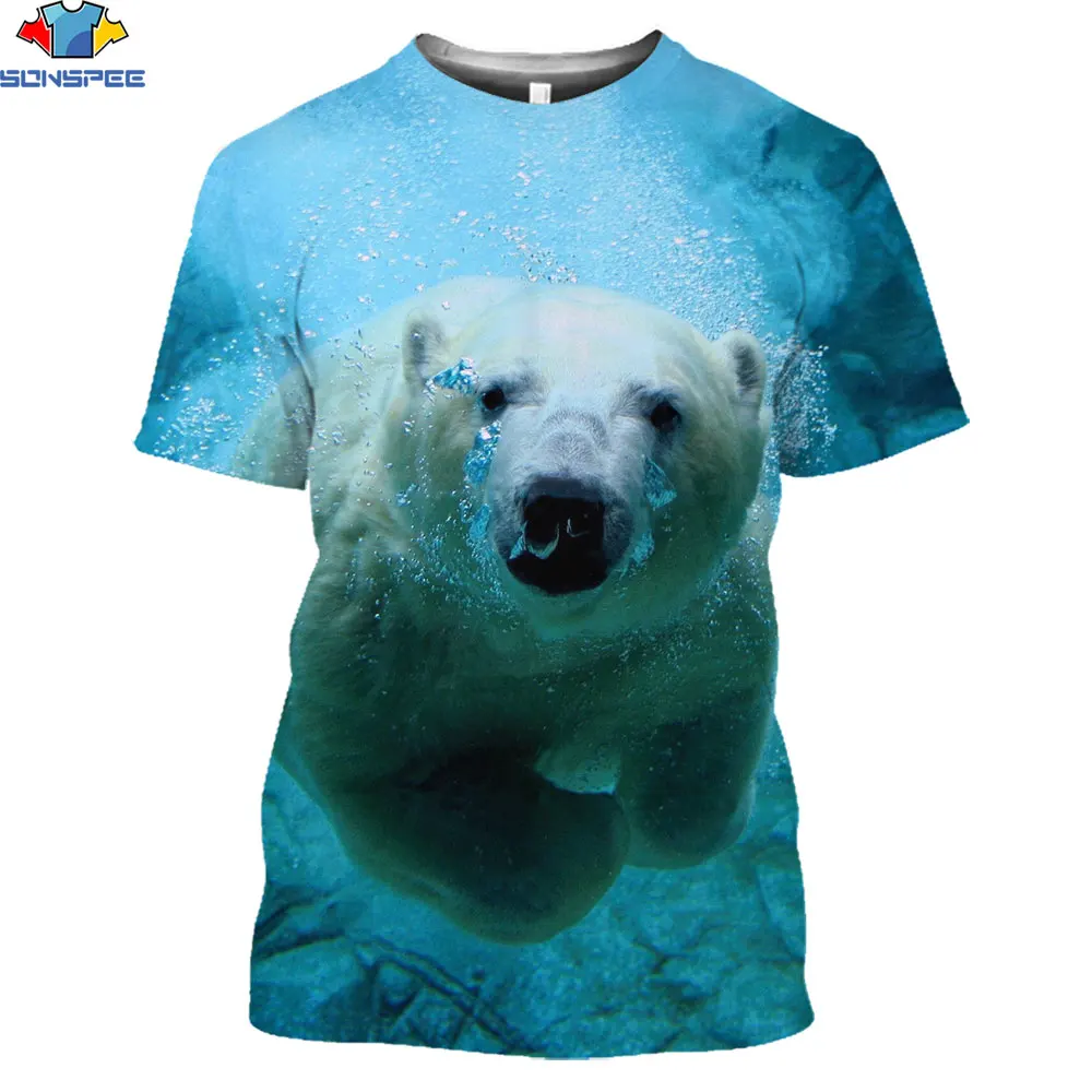 SONSPEE 3D New Snow Mountain Animal Polar Bear T-Shirt Fishing Men's T-Shirt Fun Ice Shirt Beautiful Shirt Beauty Clothing Top
SONSPEE 3D New Snow Mountain Animal Polar Bear T-Shirt Fishing Men's T-Shirt Fun Ice Shirt Beautiful Shirt Beauty Clothing Top