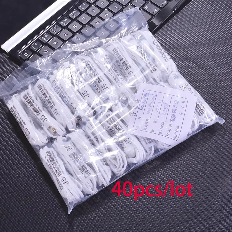 40Pieces/Lot J5 S4 S5 Headsets In-ear Earphones Headphones Hands-free with Mic For Samsung HTC Xiao mi Phones
40Pieces/Lot J5 S4 S5 Headsets In-ear Earphones Headphones Hands-free with Mic For Samsung HTC Xiao mi Phones