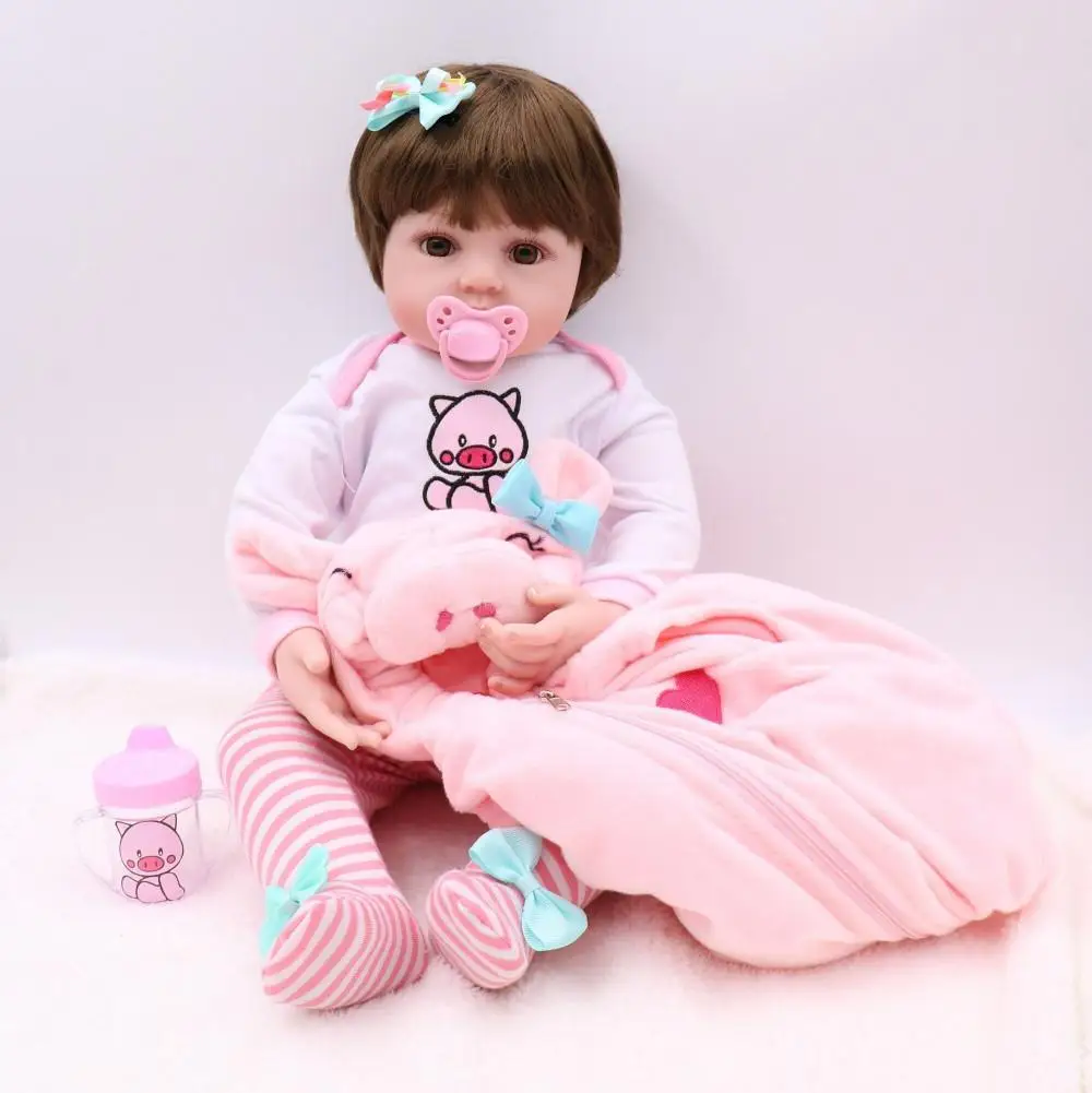 RCtown 47CM Simulate Reborn Doll Magnet Pacifier Bottle Toy for Kids Christmas Gifts
RCtown 47CM Simulate Reborn Doll Magnet Pacifier Bottle Toy for Kids Christmas Gifts