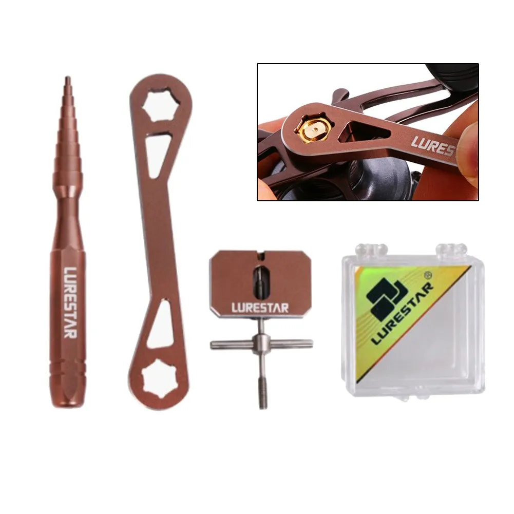 Baitcasting Fishing Reel Spool Puller Remover Repair Kits Combo Maintenance Tool Locator Key DIY Ball Bearing Spanner Hexagonal
Baitcasting Fishing Reel Spool Puller Remover Repair Kits Combo Maintenance Tool Locator Key DIY Ball Bearing Spanner Hexagonal