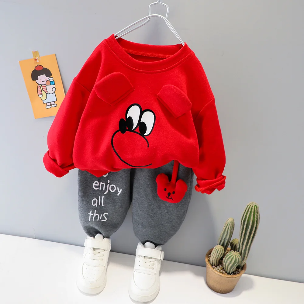 Spring Clothes Suit For Toddler Boys Girls Cartoon Outfits Infant Thin Long Sleeve Pullover Pants 2Pcs Baby Clothing Sets 1-5Y
Spring Clothes Suit For Toddler Boys Girls Cartoon Outfits Infant Thin Long Sleeve Pullover Pants 2Pcs Baby Clothing Sets 1-5Y