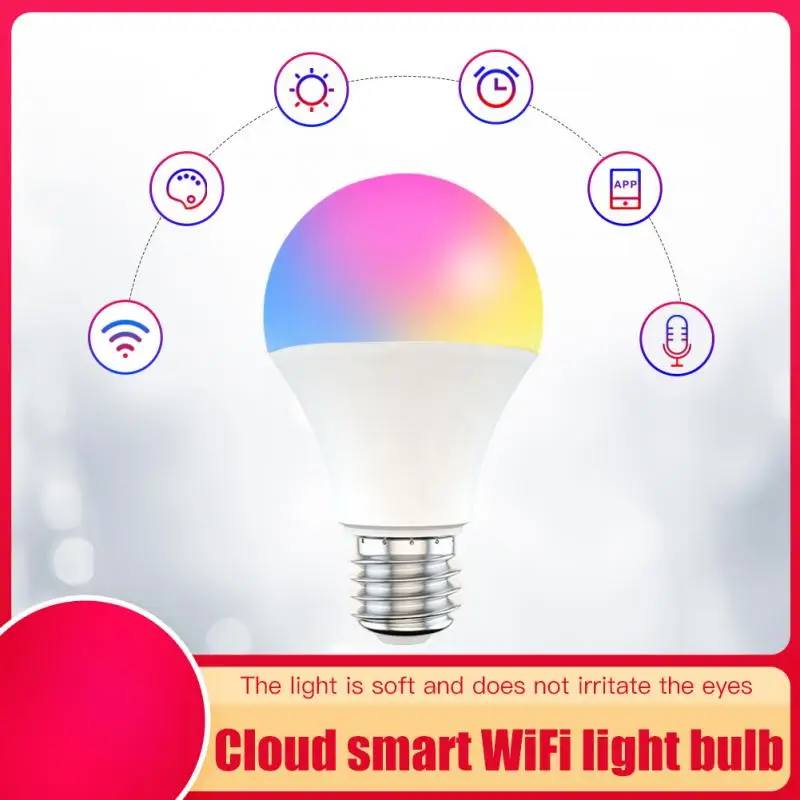 TUYA 15W WiFi Smart Dimmable Bulb B22/E27 LED RGB Light Works With Alexa/Google Home RGB + CW + WW Timer Function Magic Bulb
TUYA 15W WiFi Smart Dimmable Bulb B22/E27 LED RGB Light Works With Alexa/Google Home RGB + CW + WW Timer Function Magic Bulb