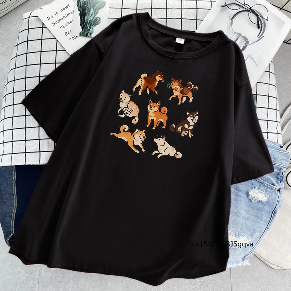 Shiba Inu Dog T Shirts for Girls 2021 Summer Soft Casual T-Shirt Korean Style New Base Tees Fashion Women's Tshirts
Shiba Inu Dog T Shirts for Girls 2021 Summer Soft Casual T-Shirt Korean Style New Base Tees Fashion Women's Tshirts