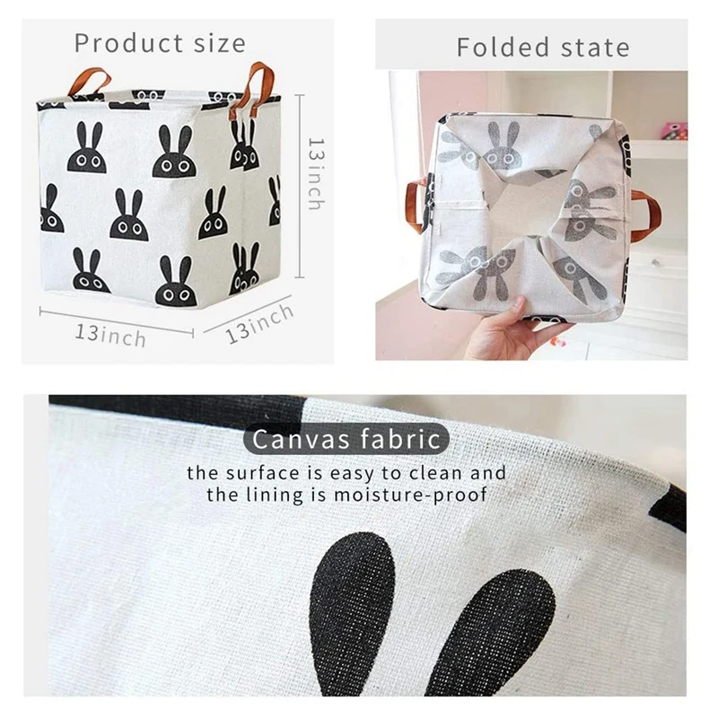 Storage Baskets for Shelves,Storage Basket Bin Set,Laundry Basket,Foldable Storage Baskets for Toys,4 Pack-ABUX
Storage Baskets for Shelves,Storage Basket Bin Set,Laundry Basket,Foldable Storage Baskets for Toys,4 Pack-ABUX