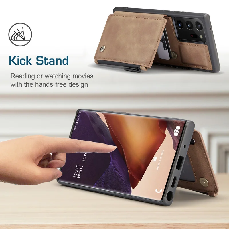 For Samsung Galaxy Note 20 Ultra Credit Card Case Caseme PU Leather Flip Wallet Hard Back Cover with Photo Holder for Note 20
For Samsung Galaxy Note 20 Ultra Credit Card Case Caseme PU Leather Flip Wallet Hard Back Cover with Photo Holder for Note 20