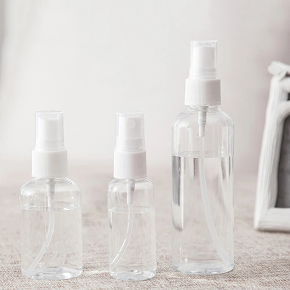 Transparent Plastic Perfume Bottle Refillable Atomizer Spray Bottle 30/50/100mm Safe and Non-toxic Cosmetic Container
Transparent Plastic Perfume Bottle Refillable Atomizer Spray Bottle 30/50/100mm Safe and Non-toxic Cosmetic Container