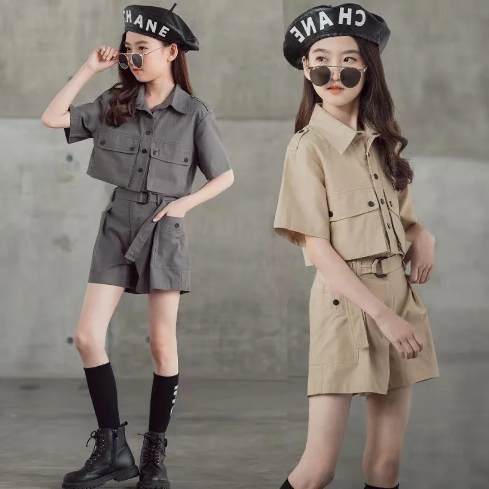 Fashion Casual School Girl Outfit Summer Short Sleeved T-Shirt + Shorts 2PCS For 3t 4 5 6 7 8 9 10 11 12Yrs Girls Clothing Sets
Fashion Casual School Girl Outfit Summer Short Sleeved T-Shirt + Shorts 2PCS For 3t 4 5 6 7 8 9 10 11 12Yrs Girls Clothing Sets
