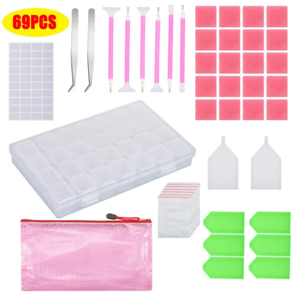 69X Diy Diamond Painting Tools Point Drill Pen Drill Plate Diamond Painting Kit Label Paper Zipper Bag Metal Tweezers DIY
69X Diy Diamond Painting Tools Point Drill Pen Drill Plate Diamond Painting Kit Label Paper Zipper Bag Metal Tweezers DIY