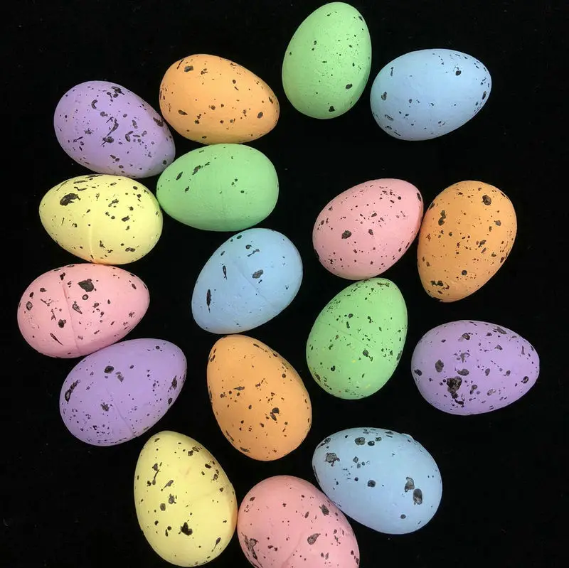 20pcs Foam Easter Eggs 3*4cm Easter Egg Bird Pigeon Egg Easter Decor Home Kids DIY Craft Party Favors Easter Decoration
20pcs Foam Easter Eggs 3*4cm Easter Egg Bird Pigeon Egg Easter Decor Home Kids DIY Craft Party Favors Easter Decoration