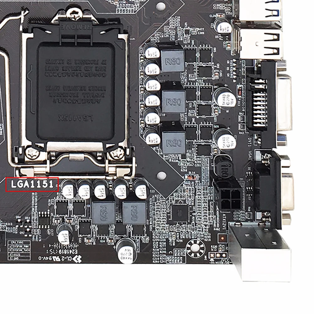 Материнская плата B250 BTC для майнинга с поддержкой LGA1151 DDR4 максимум 16 ГБ