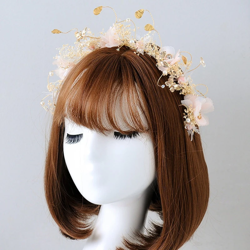 Bride Hair Accessories Hair Vine with Simulated Pearl and Dried Flower Set of Headdress and Earrings for Wedding LXH
Bride Hair Accessories Hair Vine with Simulated Pearl and Dried Flower Set of Headdress and Earrings for Wedding LXH