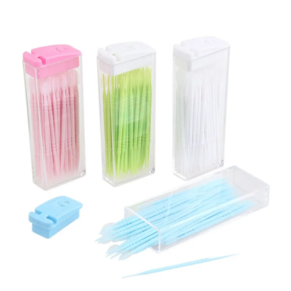 Portable Double Head Brush Tooth Picks Plastic Interdental Toothpick Brush 50 PCS Hotel Dental Picks Oral Care
Portable Double Head Brush Tooth Picks Plastic Interdental Toothpick Brush 50 PCS Hotel Dental Picks Oral Care