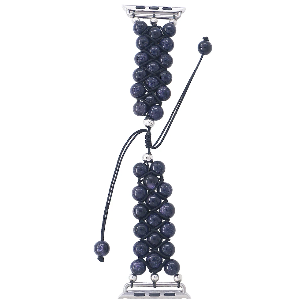 Fashion Tassle Braid Blue Sand Stone Apple Watch Band Series 5/4 38mm 44mm Apple Watch Strap Bracelet Wristbelt For Iwatch 3/2/1
Fashion Tassle Braid Blue Sand Stone Apple Watch Band Series 5/4 38mm 44mm Apple Watch Strap Bracelet Wristbelt For Iwatch 3/2/1