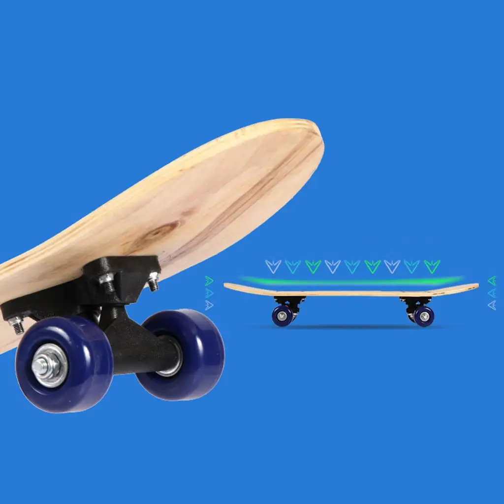 Pro Детский скейтборд колеса в сборе для грузовиков клена палубе Сплошной
