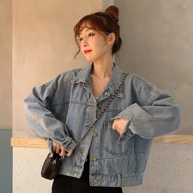 Jean Jacket With Fur Denim Coat Women's Autumn 2021 New Korean Loose Fried Street Short Top Oversized Jean Jacket
Jean Jacket With Fur Denim Coat Women's Autumn 2021 New Korean Loose Fried Street Short Top Oversized Jean Jacket