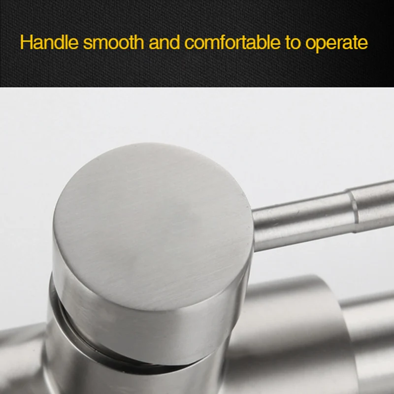 Kitchen Sink Faucet Swivel Spout Deck Mount Single Hole Mixer Tap Brushed Stainless Steel Sale Telescopic Faucet
Kitchen Sink Faucet Swivel Spout Deck Mount Single Hole Mixer Tap Brushed Stainless Steel Sale Telescopic Faucet