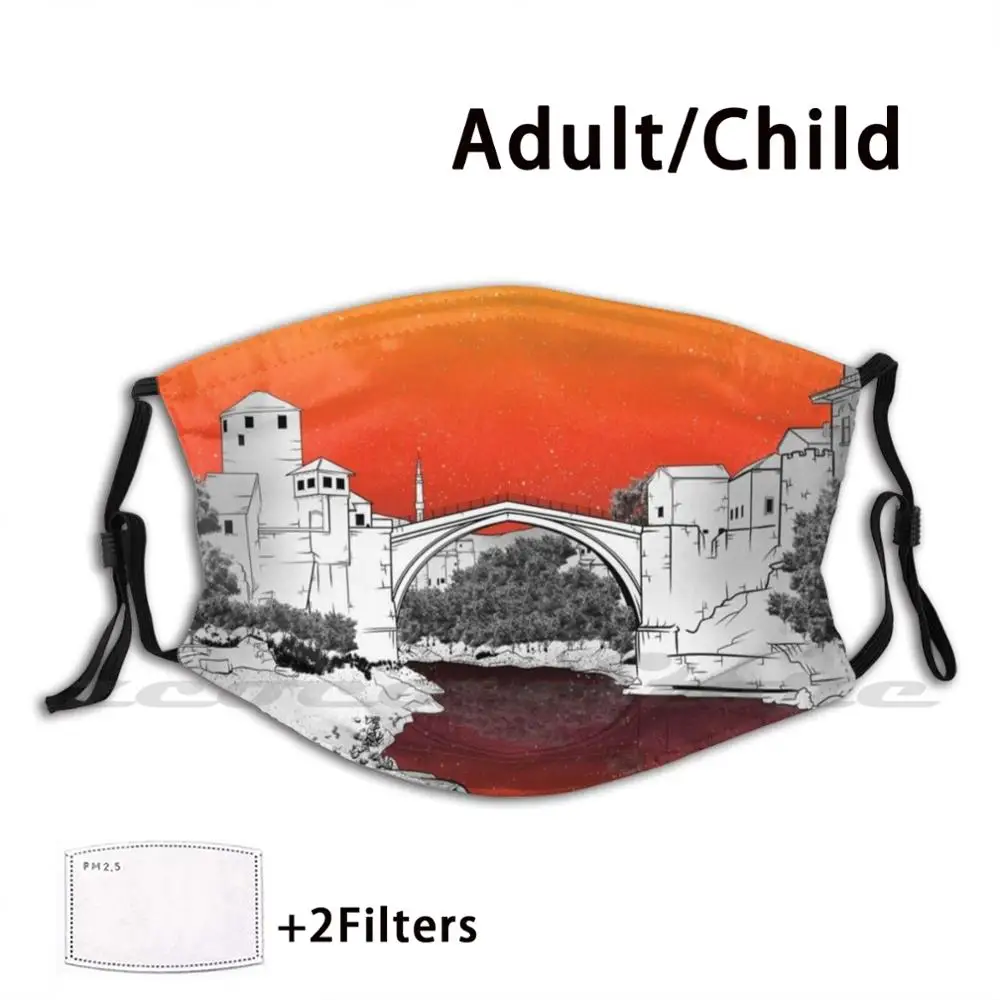 Stari Most Mostar Bridge Mask Adult Child Washable Pm2.5 Filter Logo Creativity Stari Most Old Bridge Bridge Mostar Bridge
Stari Most Mostar Bridge Mask Adult Child Washable Pm2.5 Filter Logo Creativity Stari Most Old Bridge Bridge Mostar Bridge