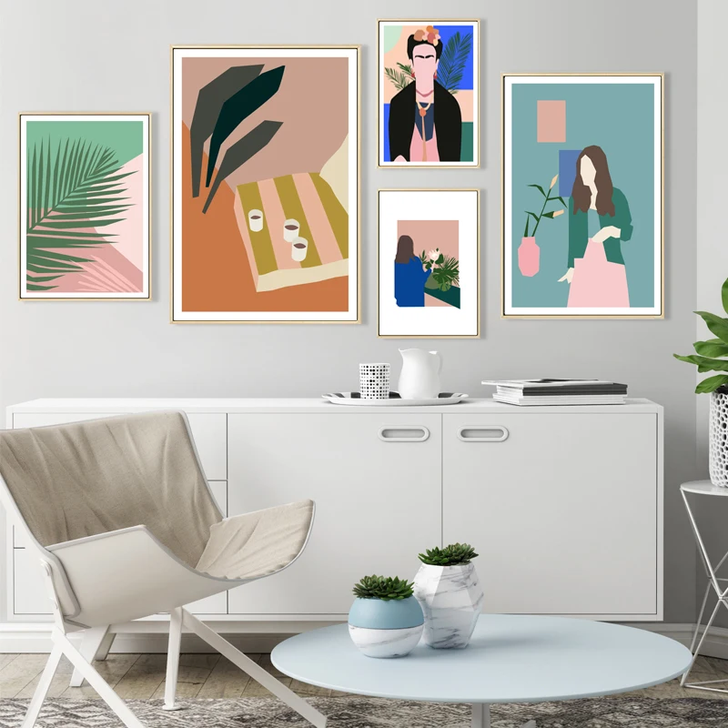 Modern Minimalist Abstract Cartoon Character Decoration Mural Girl Bedroom Wall Art Fresh Combination Plant Illustration Poster
Modern Minimalist Abstract Cartoon Character Decoration Mural Girl Bedroom Wall Art Fresh Combination Plant Illustration Poster