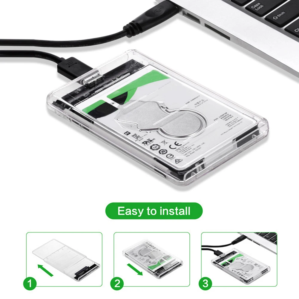 НОВЫЙ 2,5 дюймов прозрачный жесткий диск SSD чехол Корпус жесткого диска SATA III для USB 3,0 Твердотельный накопитель (SSD жесткий диск для ноутбука Т...
НОВЫЙ 2,5 дюймов прозрачный жесткий диск SSD чехол Корпус жесткого диска SATA III для USB 3,0 Твердотельный накопитель (SSD жесткий диск для ноутбука Т...
