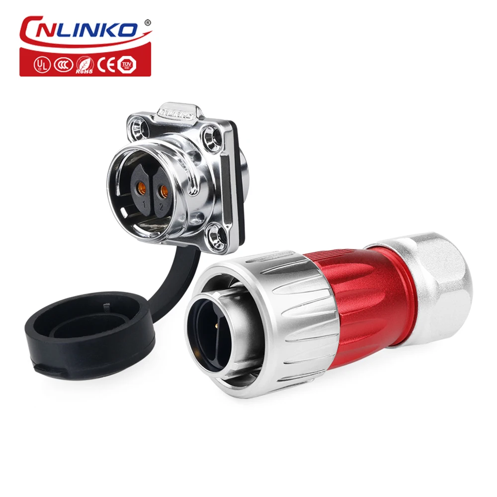 CNLINKO Industrial IP67 Waterproof M20 2 Pin Connector Male Plug Female Socket LED Lighting Automotive Car 20A AC Power Adapter
CNLINKO Industrial IP67 Waterproof M20 2 Pin Connector Male Plug Female Socket LED Lighting Automotive Car 20A AC Power Adapter