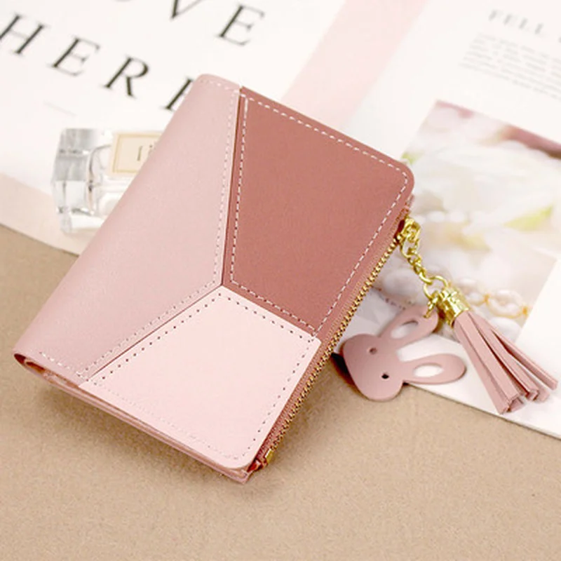 New Arrival Wallet Short Women Wallets Zipper Purse Patchwork Fashion Panelled Wallets Trendy Coin Purse Card Holder Leather
New Arrival Wallet Short Women Wallets Zipper Purse Patchwork Fashion Panelled Wallets Trendy Coin Purse Card Holder Leather