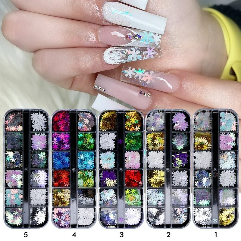 Nail Art Accessories Nail Sequins Ins Popular Christmas Snowflake Laser Sequins Winter Nails Christmas For Nail Supplies
Nail Art Accessories Nail Sequins Ins Popular Christmas Snowflake Laser Sequins Winter Nails Christmas For Nail Supplies