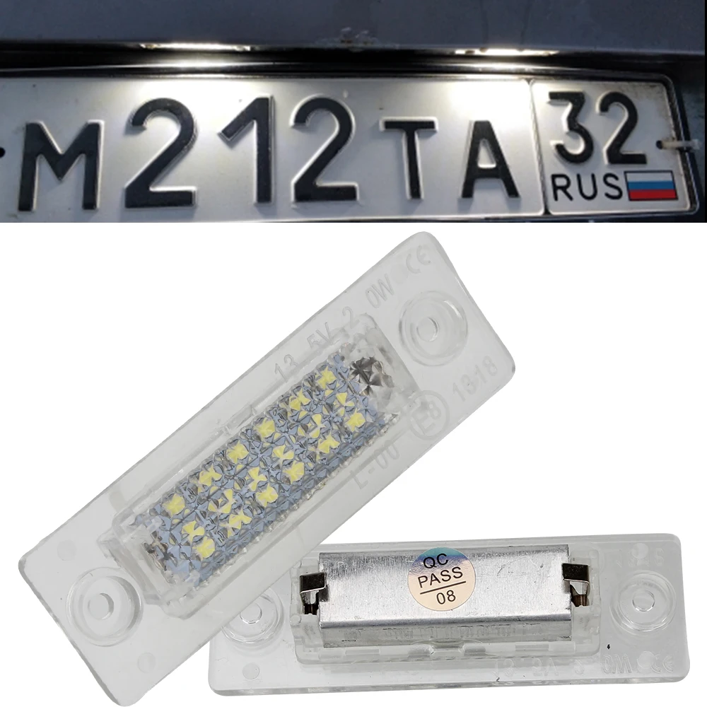 White Number Plate Lamp 18 LED No Error Car License Plate Light 12V For VW Touran Golf Caddy Jetta MK5 T5 Passat Cimousint
White Number Plate Lamp 18 LED No Error Car License Plate Light 12V For VW Touran Golf Caddy Jetta MK5 T5 Passat Cimousint