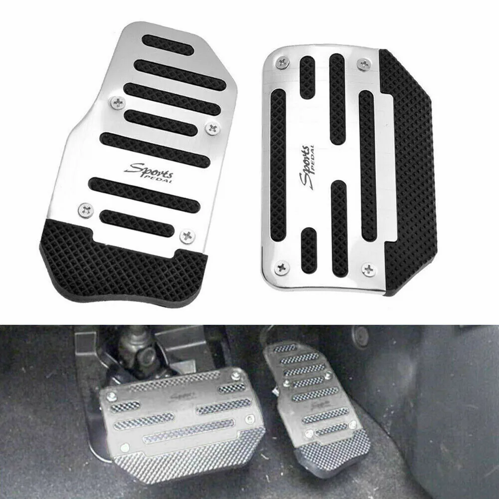 Manual Car Foot Pedal Silver Universal Gear 1 Set Accelerator Aluminium Alloy + PVC
Manual Car Foot Pedal Silver Universal Gear 1 Set Accelerator Aluminium Alloy + PVC