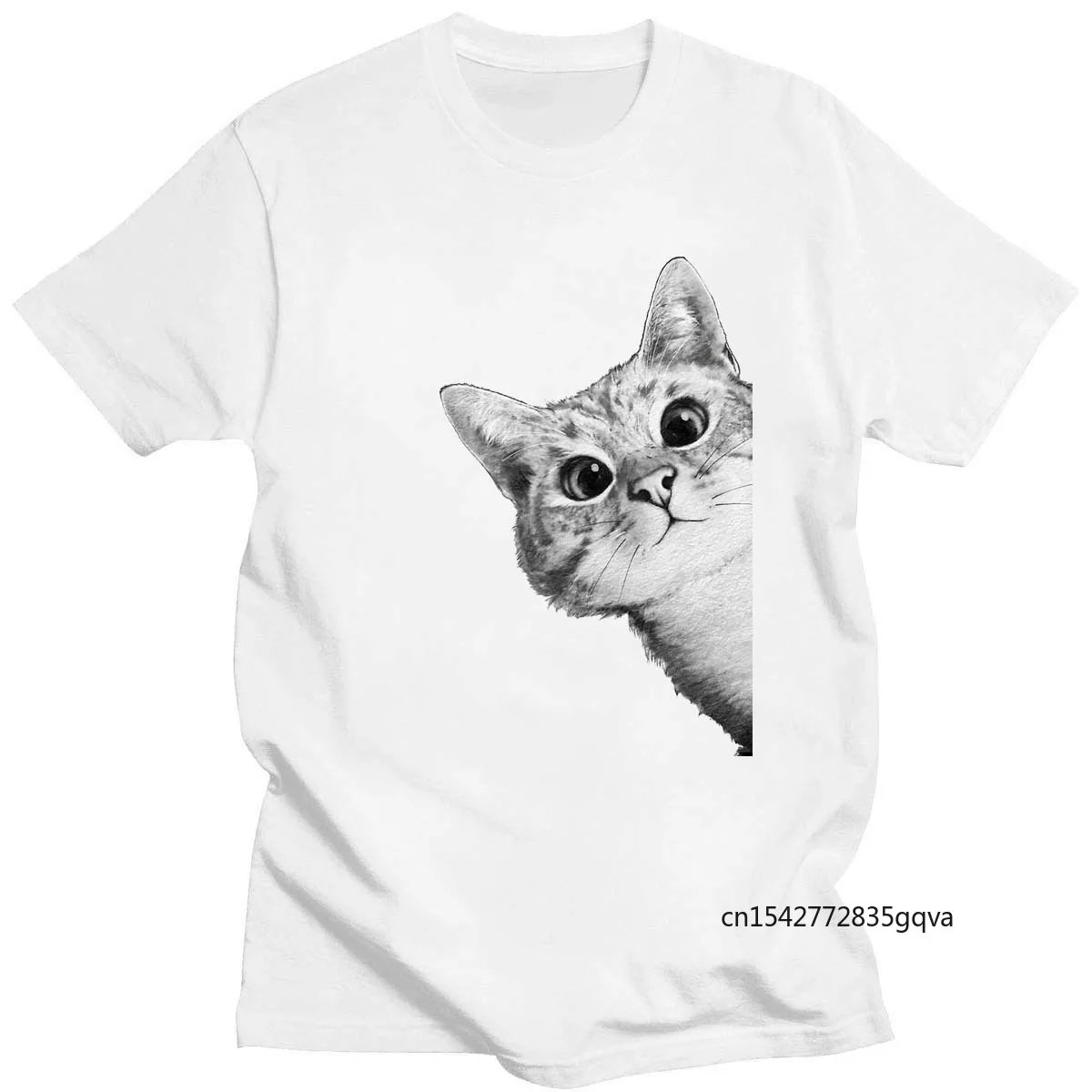 Summer New Product Hot Sale Cute Cat Print T-Shirt Fashion Round Neck Unisex Short Sleeve Simple Loose Top
Summer New Product Hot Sale Cute Cat Print T-Shirt Fashion Round Neck Unisex Short Sleeve Simple Loose Top