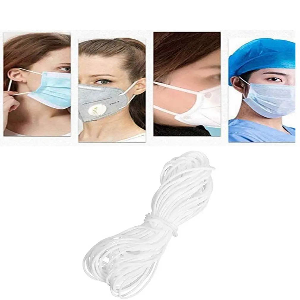 20 Meter Stretchy Material Mask Elastic Band For Sewing Mask 3Mm Round Elastic Cord For Diy Mask Making
20 Meter Stretchy Material Mask Elastic Band For Sewing Mask 3Mm Round Elastic Cord For Diy Mask Making