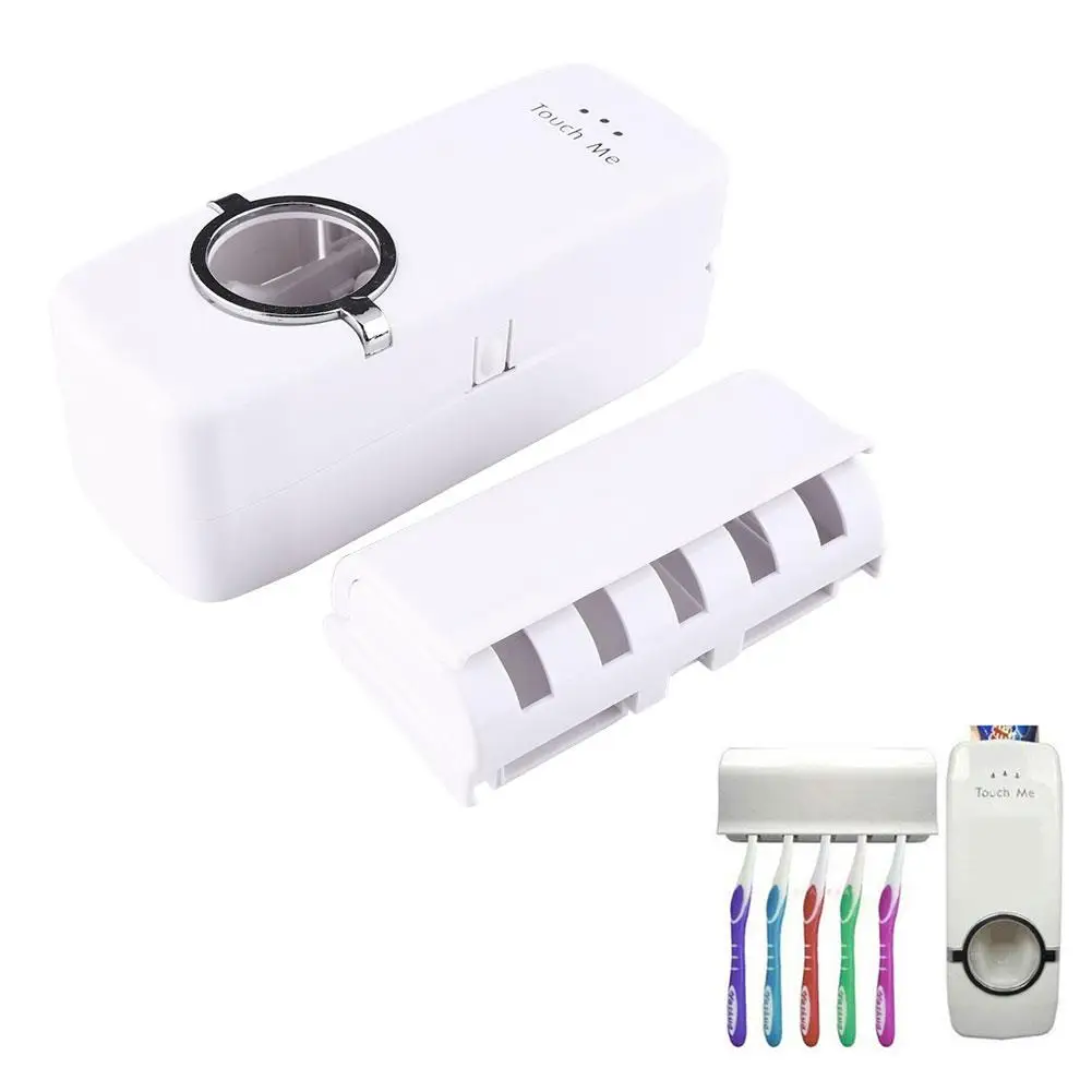 Automatic Toothpaste Dispenser 2pcs/Lset Toothbrush Auto Holder +5 Wall Mount Set Squeezer Home Supply
Automatic Toothpaste Dispenser 2pcs/Lset Toothbrush Auto Holder +5 Wall Mount Set Squeezer Home Supply
