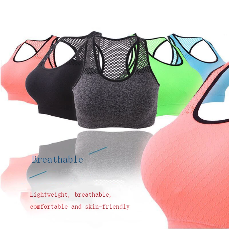 One-piece Sports Bra Yoga Running Sports Mesh Breathable Medium-sized Support Fitness Activities Quick-drying Ladies Bra
One-piece Sports Bra Yoga Running Sports Mesh Breathable Medium-sized Support Fitness Activities Quick-drying Ladies Bra