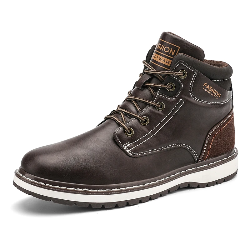 Men's Autumn Winter Boots Thick Bottom Anti Slip Round Head Lace Up High Top Boot Outdoor tooling Boot Big Size Climbing Shoes
Men's Autumn Winter Boots Thick Bottom Anti Slip Round Head Lace Up High Top Boot Outdoor tooling Boot Big Size Climbing Shoes