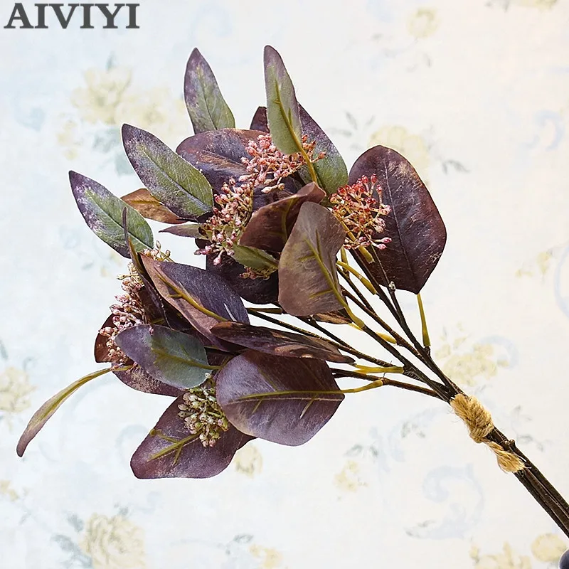 New Artificial 5 branches fruit oval artificial eucalyptus leaves bunch of money leaves home decor ornaments fake flowers
New Artificial 5 branches fruit oval artificial eucalyptus leaves bunch of money leaves home decor ornaments fake flowers