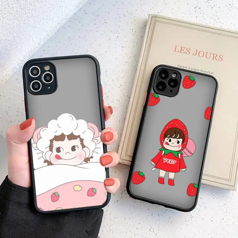 Cute Fujiya Milky Peko chan Phone Case matte transparent For iphone 7 8 11 12 13 plus mini x xs xr pro max cover
Cute Fujiya Milky Peko chan Phone Case matte transparent For iphone 7 8 11 12 13 plus mini x xs xr pro max cover