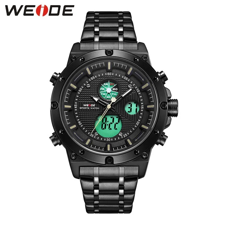 WEIDEWH6906 Men's Quartz Electronic Dual Display Watch Japan Movement Steel Belt Sports Men's Watch
WEIDEWH6906 Men's Quartz Electronic Dual Display Watch Japan Movement Steel Belt Sports Men's Watch