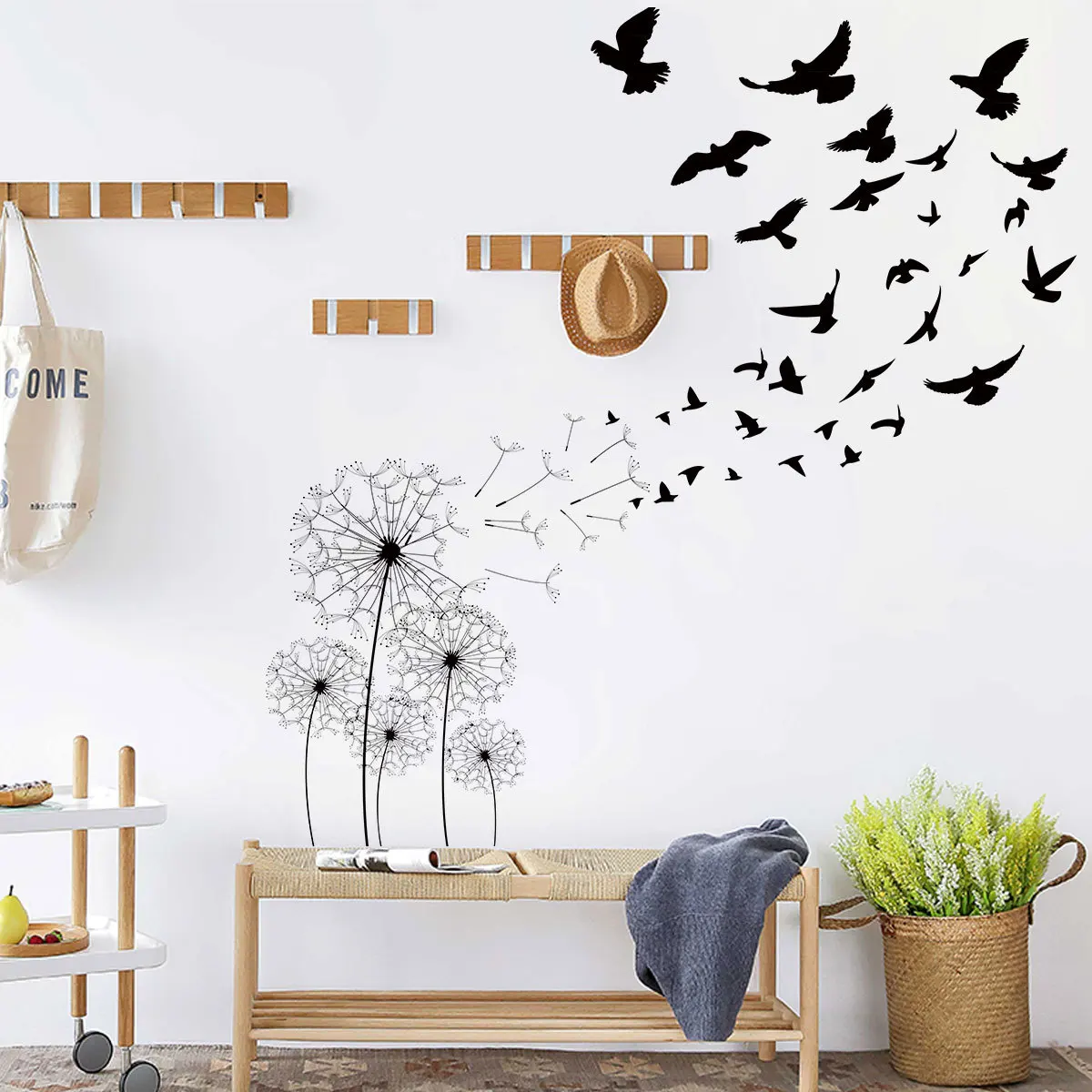 Creative Dandelion Flying Bird Wall Sticker Living Room Sofa Background Home Decoration Mural Wallpaper
Creative Dandelion Flying Bird Wall Sticker Living Room Sofa Background Home Decoration Mural Wallpaper