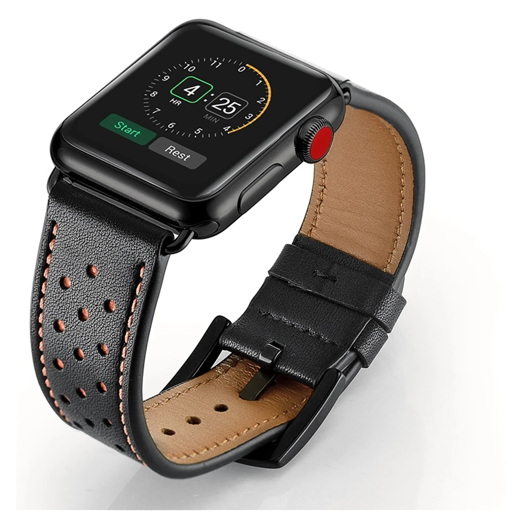 Leather Band Correa Compatible for Apple Watch 5 4 Strap 44mm 42mm Bands for Iwatch Band Series 1 2 3 Armband 38 40 Mm Watchband
Leather Band Correa Compatible for Apple Watch 5 4 Strap 44mm 42mm Bands for Iwatch Band Series 1 2 3 Armband 38 40 Mm Watchband
