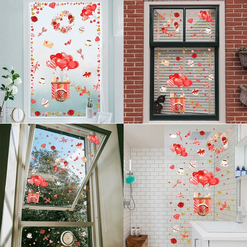 DIY Creative Love Casement Door Wall Sticker Glue-free Electrostatic PVC Sticker Clear Glass Decals Home Room Decor Romantic
DIY Creative Love Casement Door Wall Sticker Glue-free Electrostatic PVC Sticker Clear Glass Decals Home Room Decor Romantic