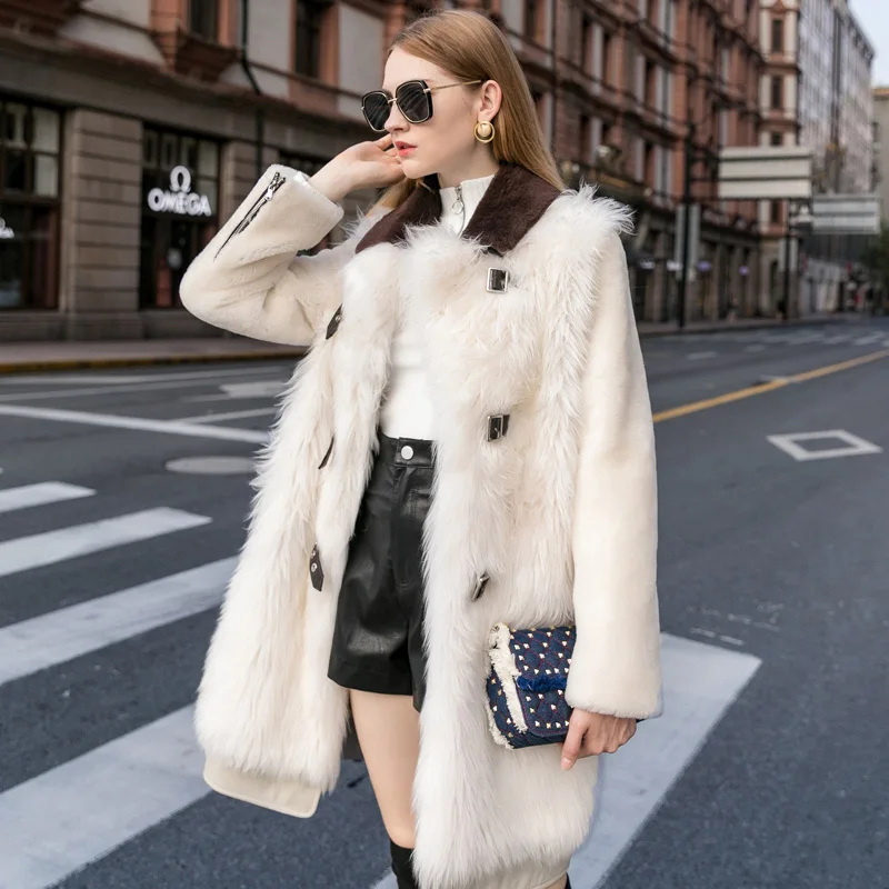 Зимняя женская одежда, осень 2020, пальто из натурального меха, Женская куртка из натуральной кожи, корейские винтажные двусторонние Топы T4280
Зимняя женская одежда, осень 2020, пальто из натурального меха, Женская куртка из натуральной кожи, корейские винтажные двусторонние Топы T4280