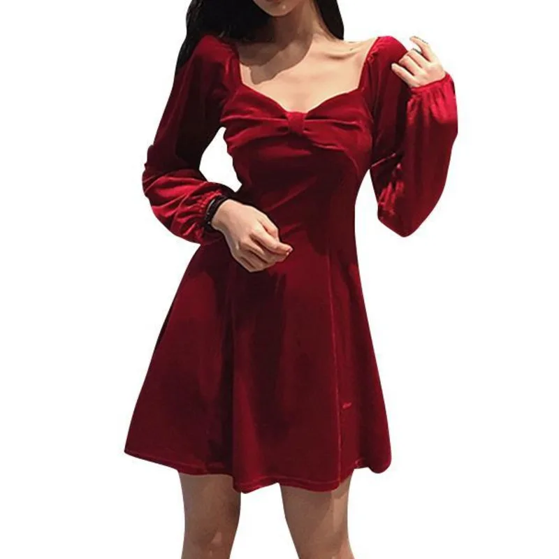 Korean Vintage Red Long Sleeve Dress Spring 2021 Harajuku Sexy Dresses Female Clothes Women Party Clothing Fashion Gown Elegant
Korean Vintage Red Long Sleeve Dress Spring 2021 Harajuku Sexy Dresses Female Clothes Women Party Clothing Fashion Gown Elegant