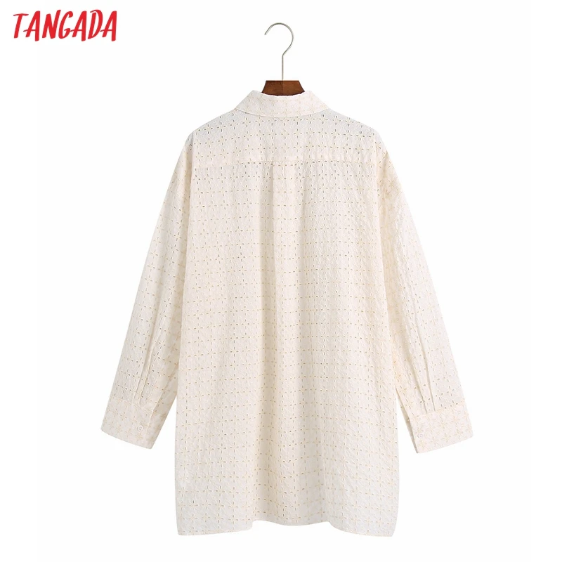 Tangada Women Retro Hollow Out Embroidery Long Shirt Long Sleeve 2021 Chic Female High Quality Shirt Tops 6Z121
Tangada Women Retro Hollow Out Embroidery Long Shirt Long Sleeve 2021 Chic Female High Quality Shirt Tops 6Z121