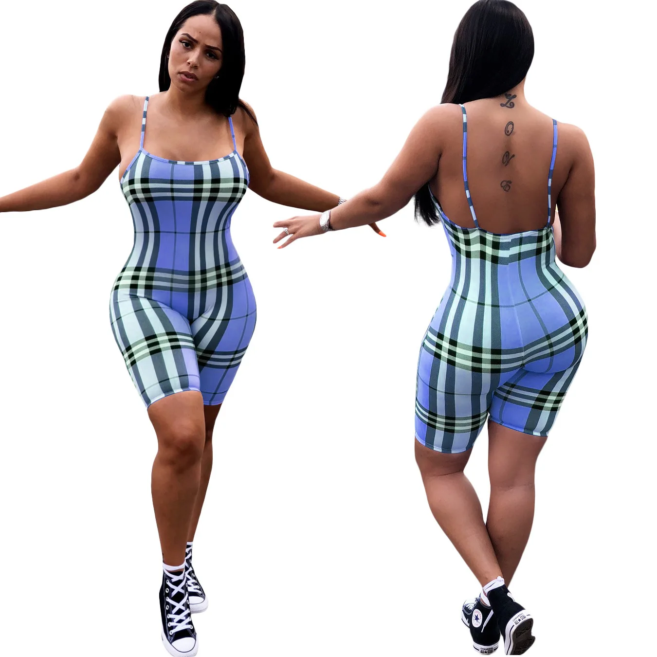 2021In the summer the new urban style harness grid printing leisure dress fashion sexy backless dress
2021In the summer the new urban style harness grid printing leisure dress fashion sexy backless dress